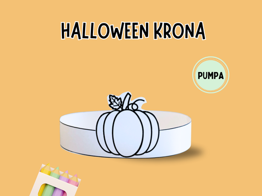 Halloween krona - Pumpa
