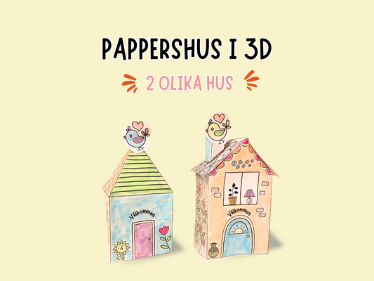 Pappershus i 3D