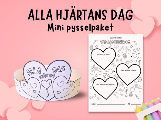 Alla Hjärtans Dag Mini Pysselpaket
