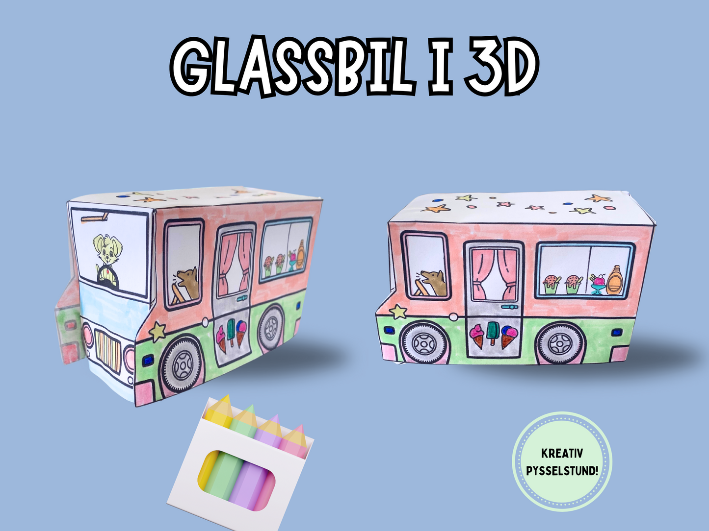 Glassbil i 3D