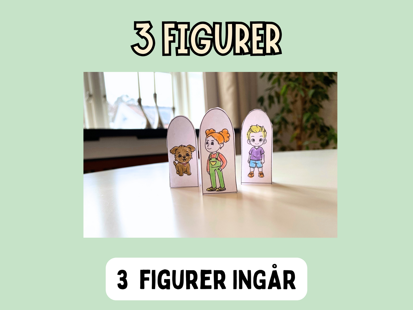 Startpaket Dockhus i 3D - 4 RUM