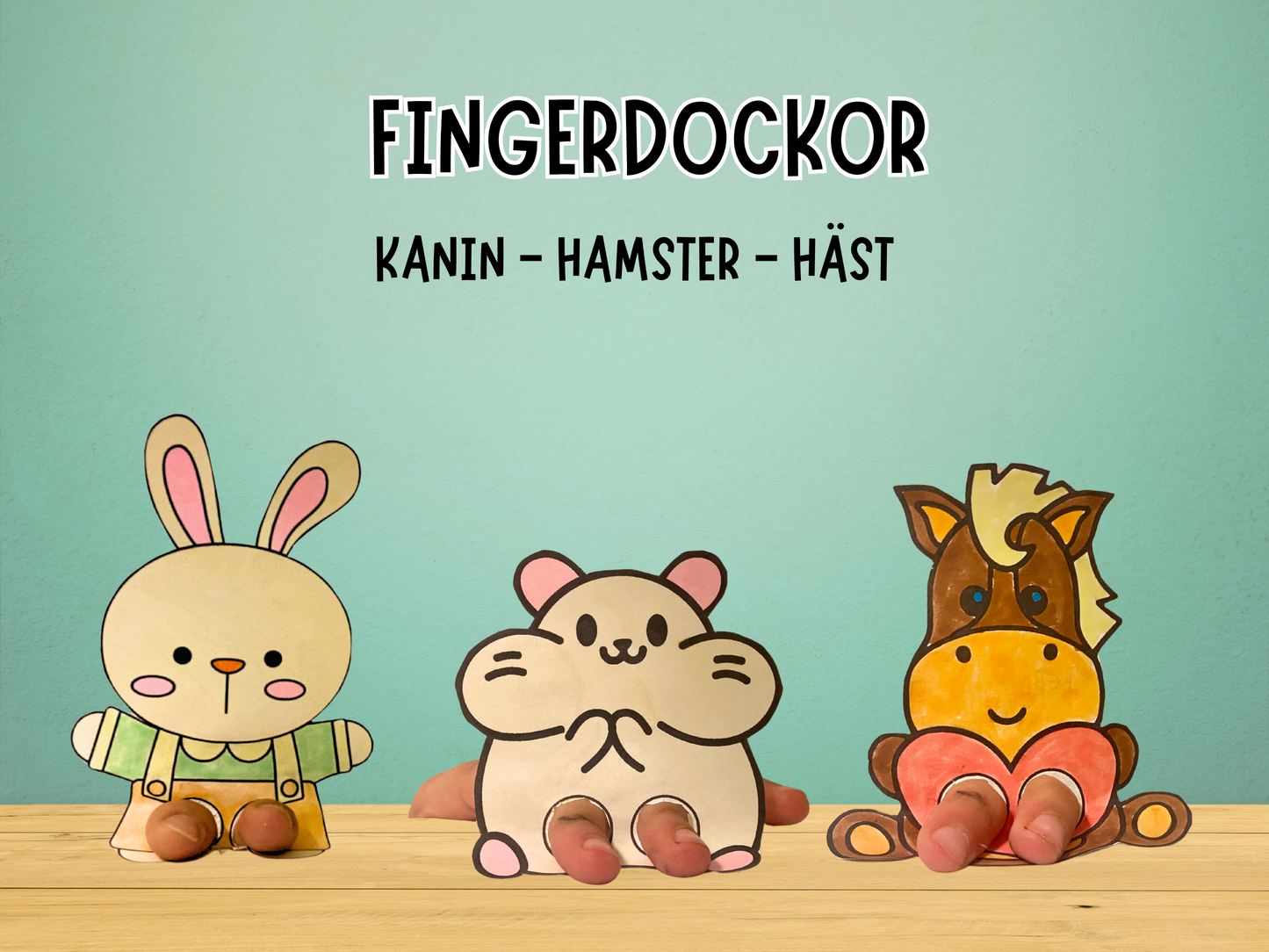 Fingerdockor - PAKET