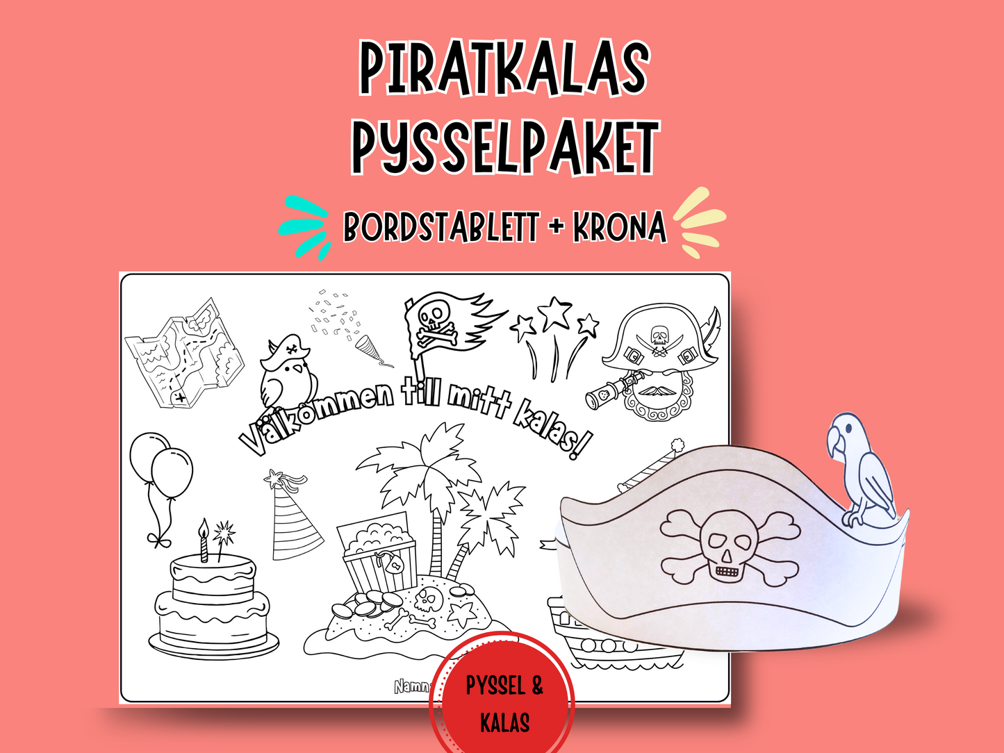 Piratkalas Pysselpaket