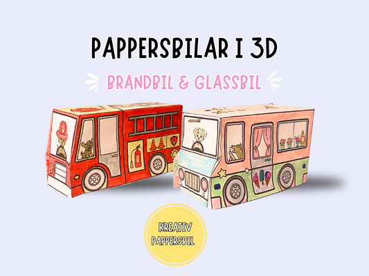 Brandbil & Glassbil i 3D