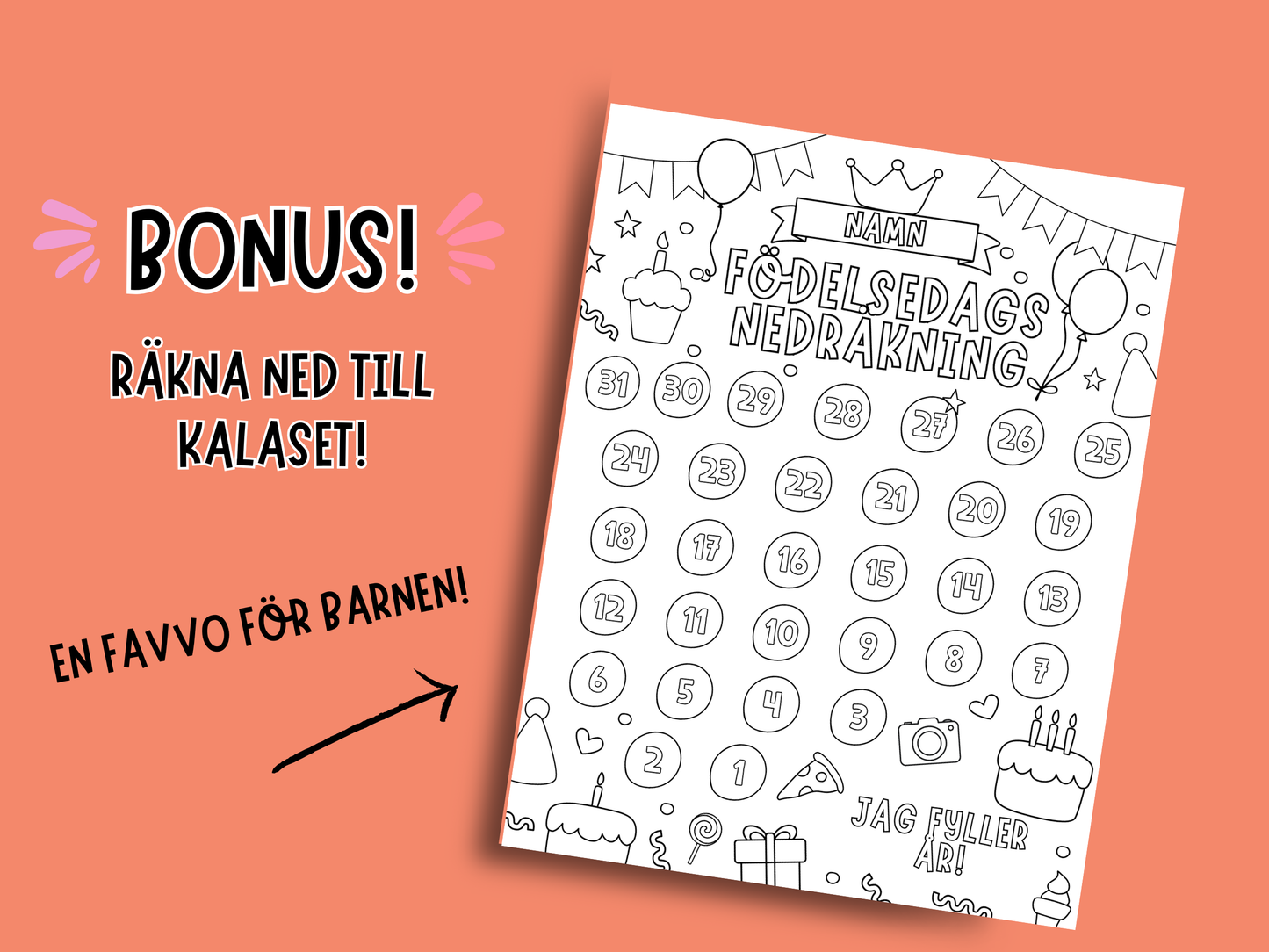 Piratkalas Pysselpaket