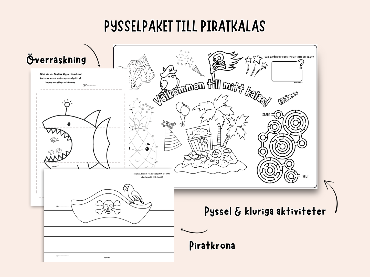 Piratkalas Pysselpaket