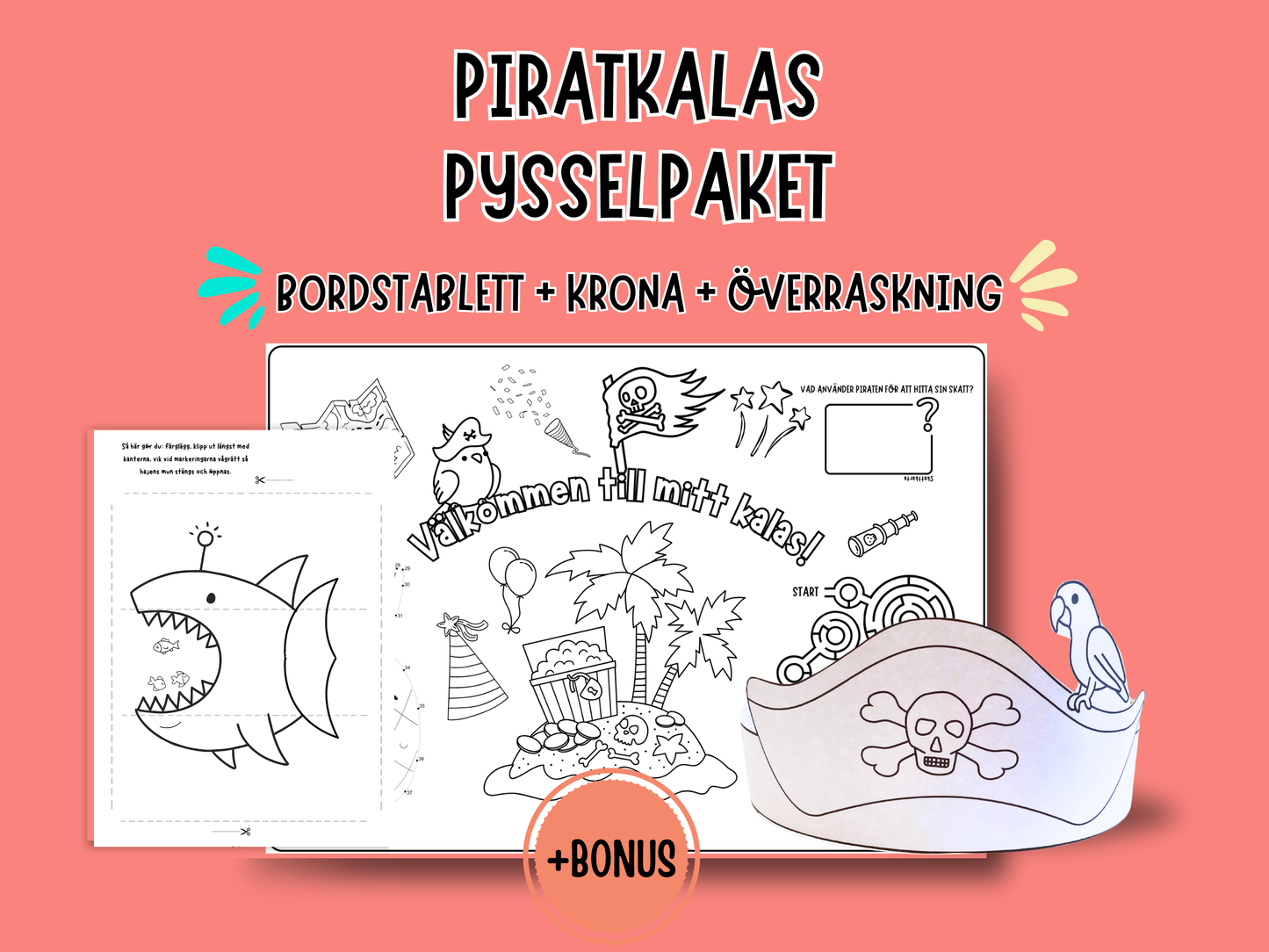 Piratkalas Pysselpaket