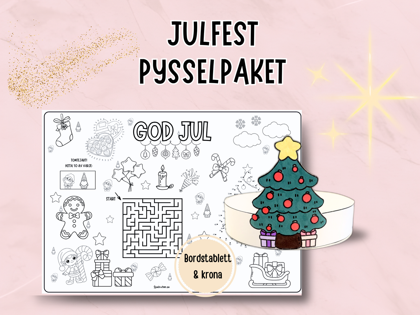 Pyssel till julfesten