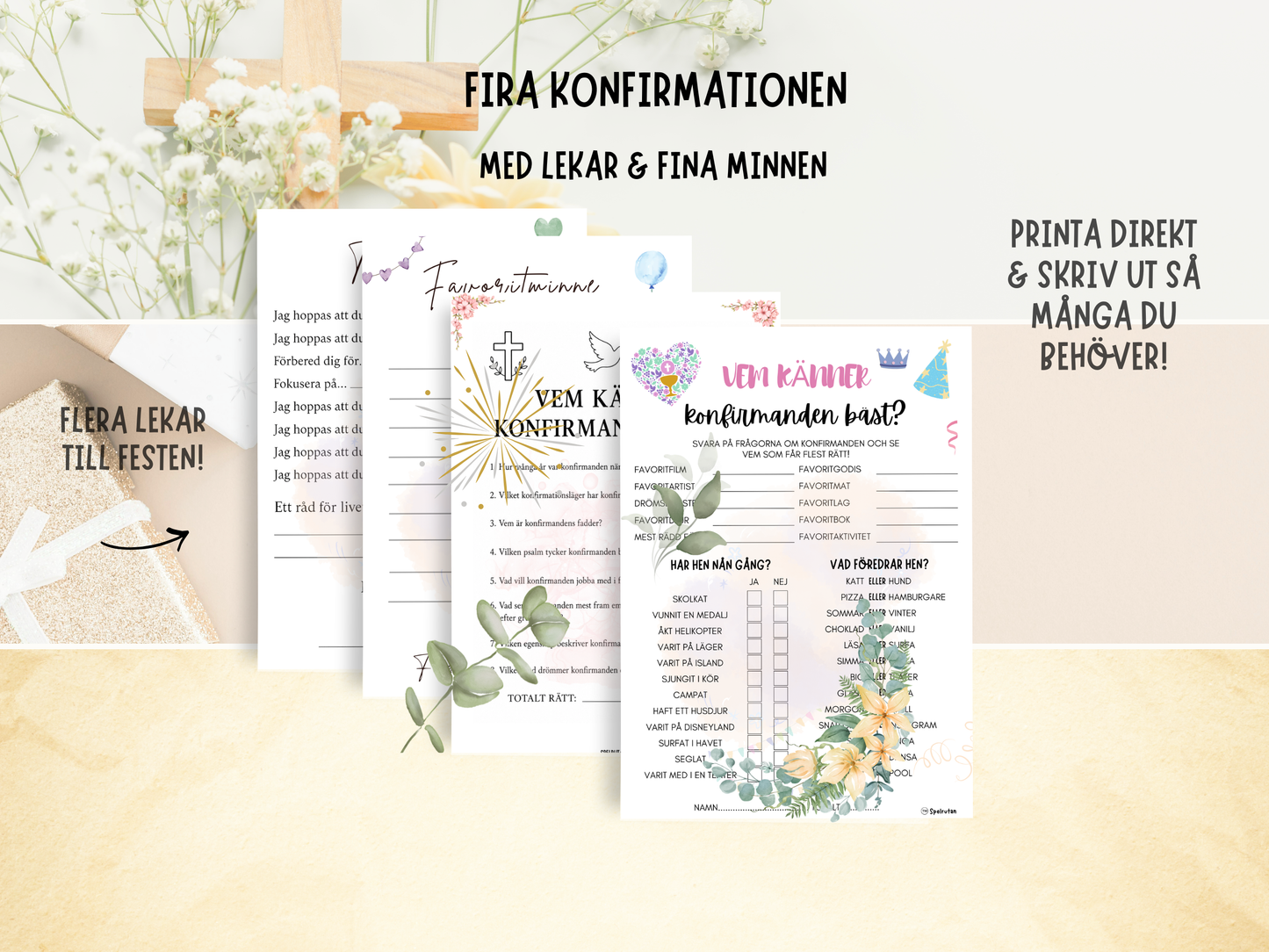 Konfirmationslekar & Minnen