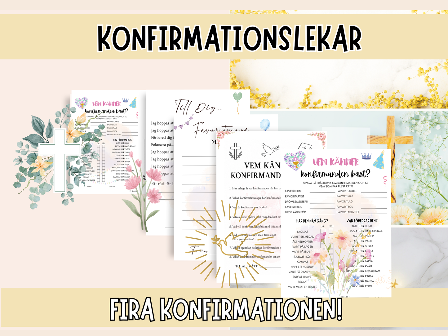Konfirmationslekar & Minnen