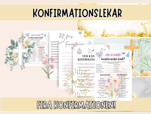 Konfirmationslekar & Minnen