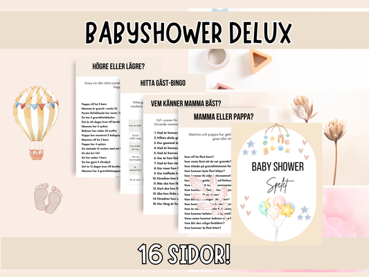 Baby Shower Delux Spelet
