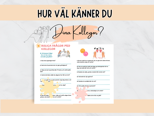 16 Frågor - Lära Känna Kollegor