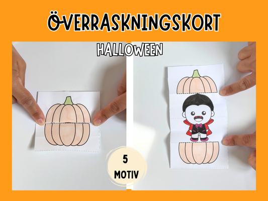 Överraskningskort - Halloween