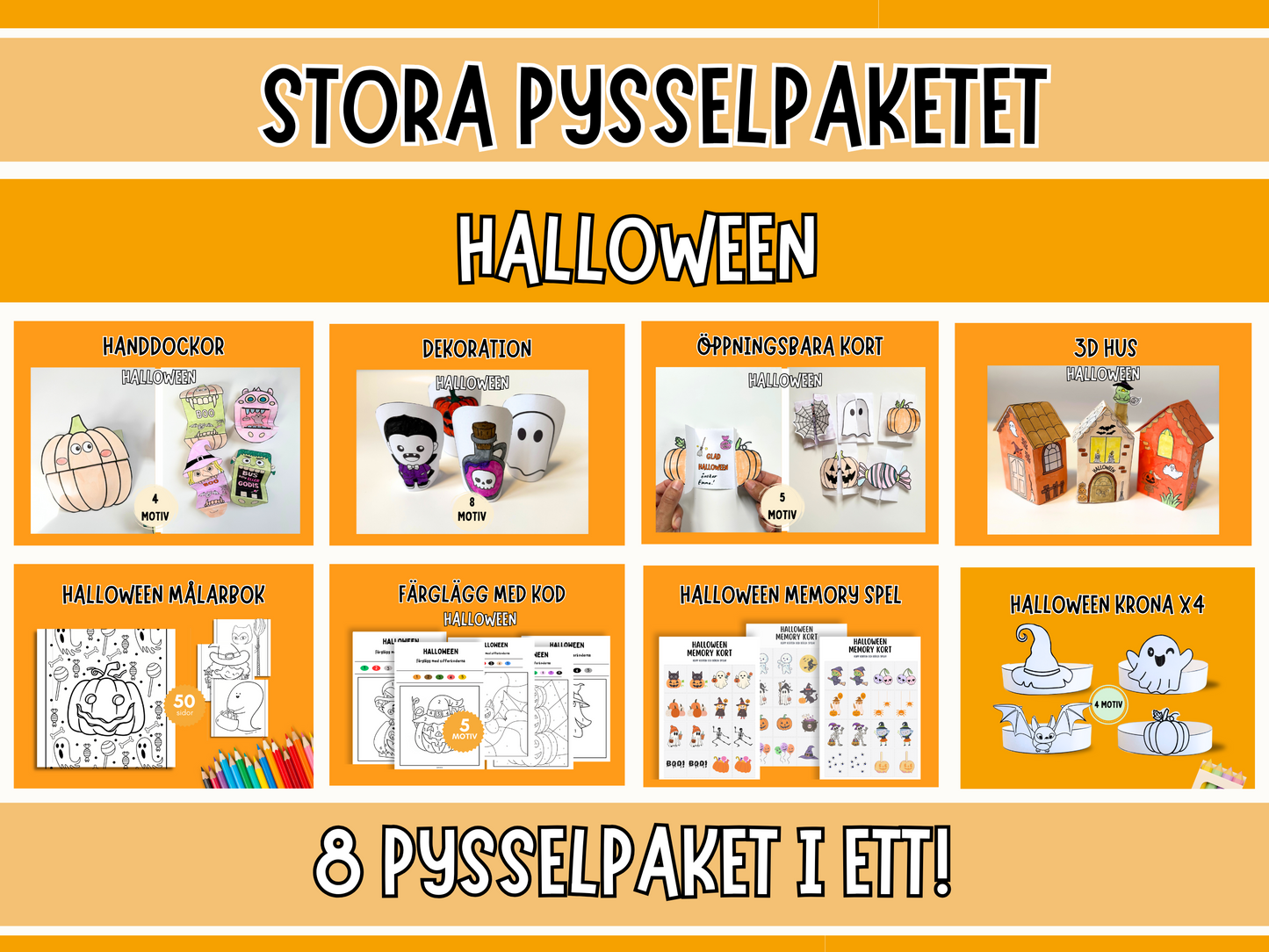 Stora Pysselpaketet Halloween