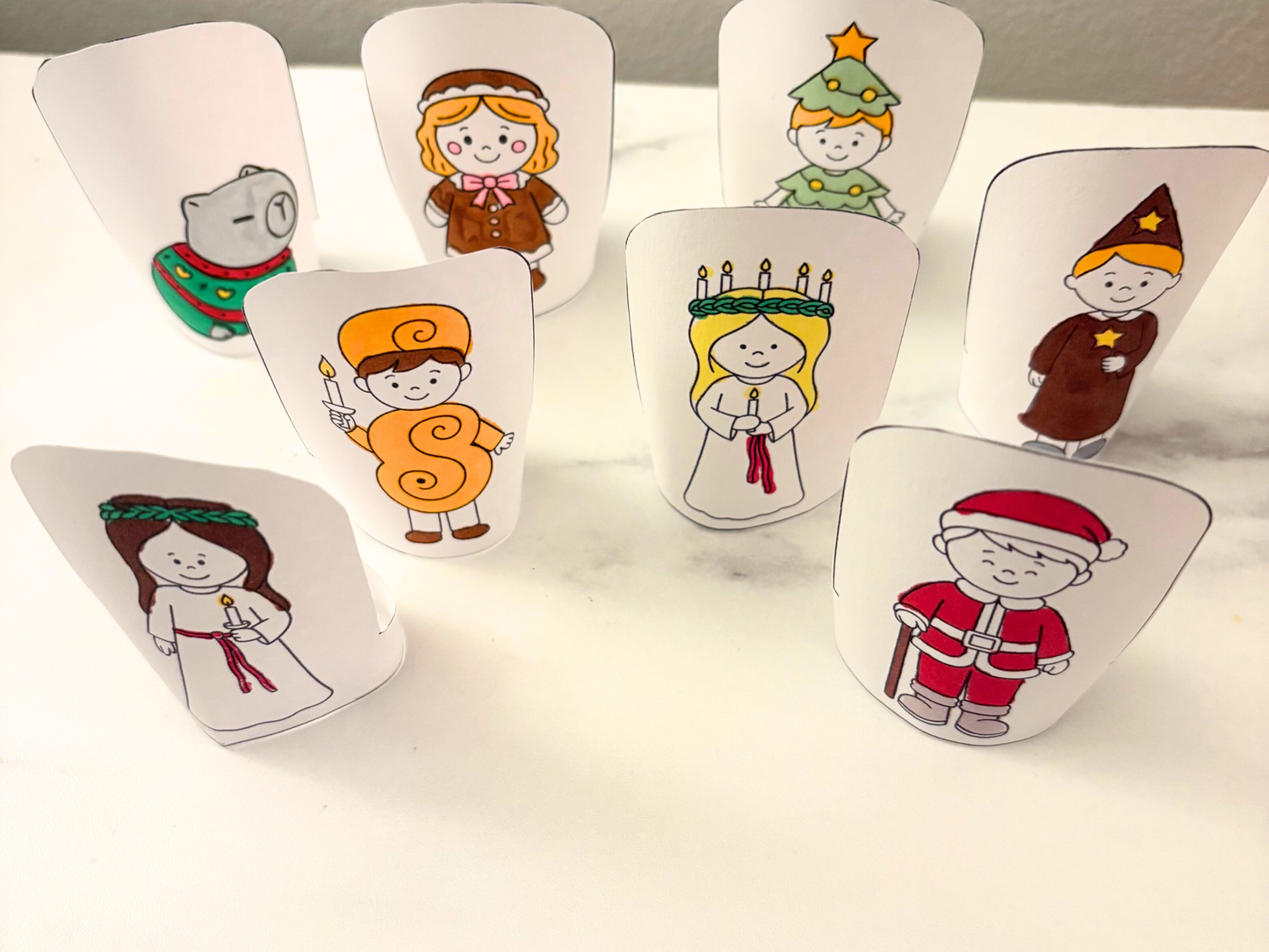 Luciafigurer - 8 st!