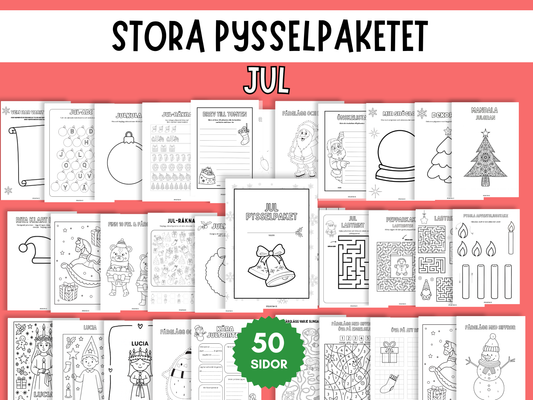 Stora julpysselpaketet - 50 sidor!