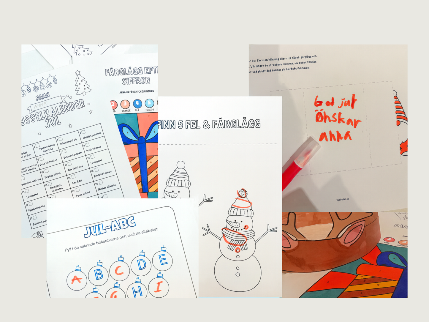 Stora julkalendern - 24 sidor!