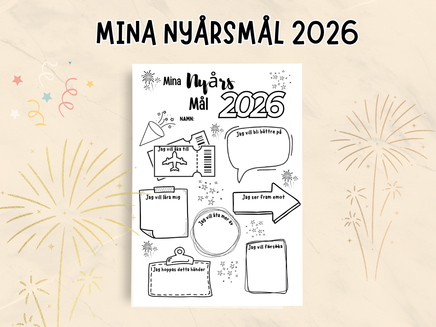 Mina Nyårsmål 2026