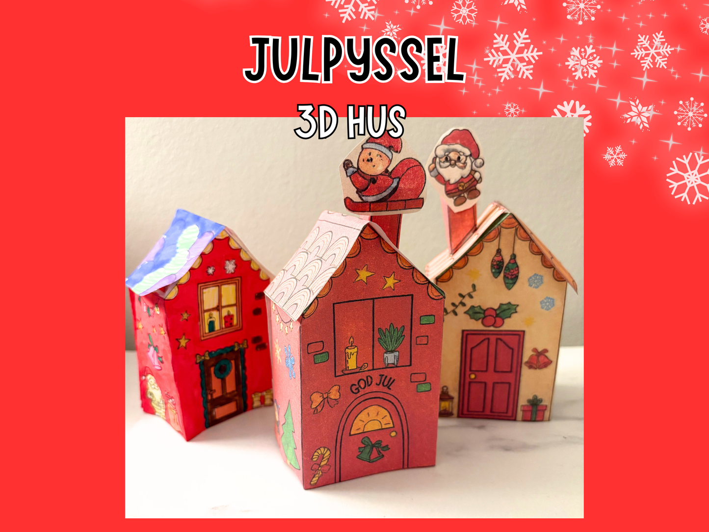 3D julhus x3
