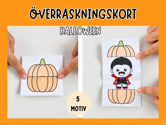 Överraskningskort - Halloween