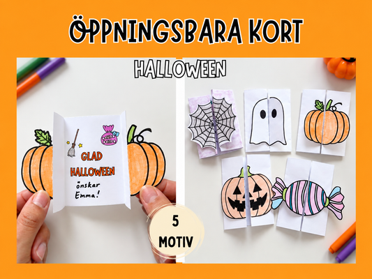 Öppningsbara kort Halloween