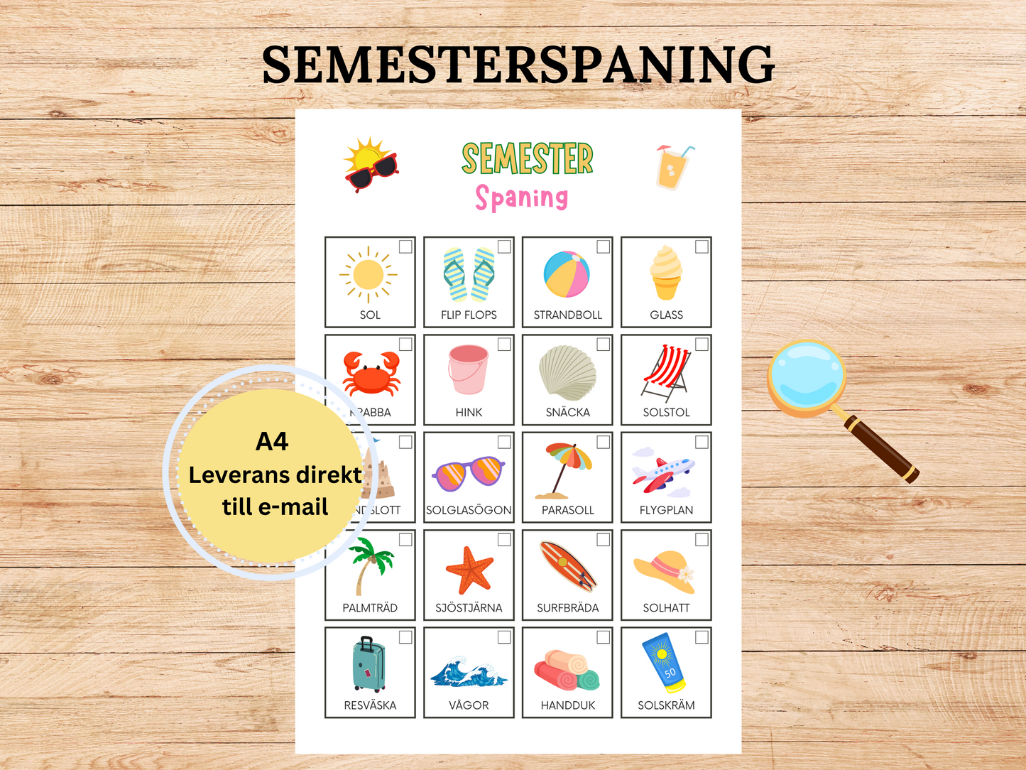 Barnens Semesterspaning - Gör semestern extra rolig!