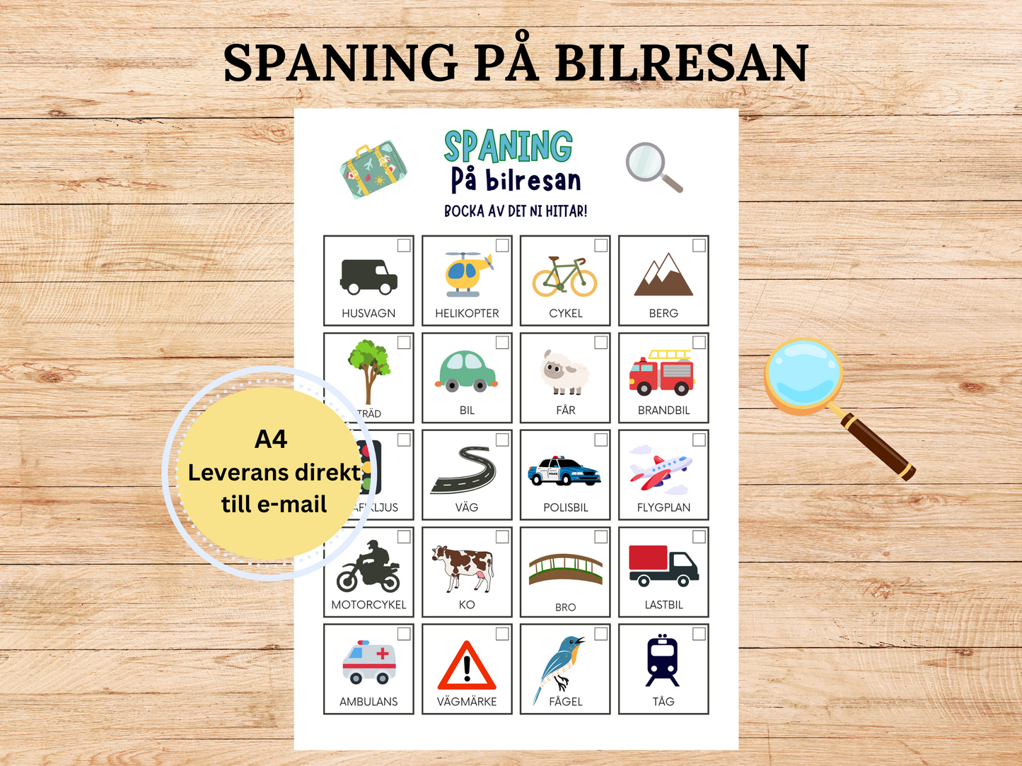 Spaning på Bilresan - En spännande upptäcksfärd på bilresan!