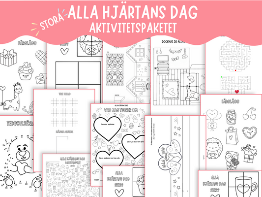 Alla Hjärtans Dag Stora Aktivitetskit