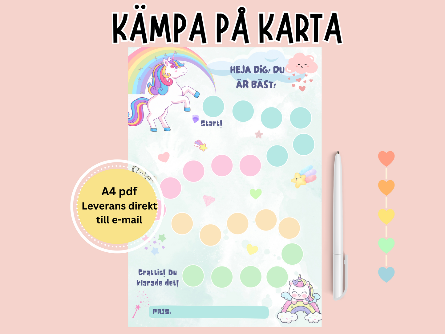Kämpa-på-karta Enhörningar